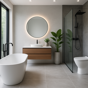 Bad Design, barrierefreies Bad, Badsanierung, altersgerechtes Bad